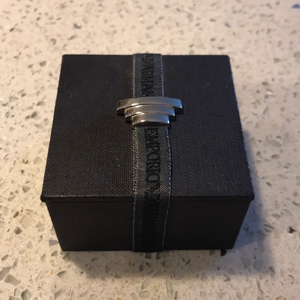 EMPORIO ARMANI SILVER RING